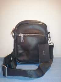 Bolsa Cabedal ZARA Unissexo