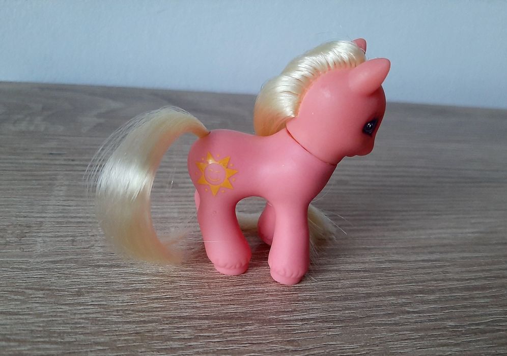Mały Kucyk Baby Sunbeam My Little Pony G2 Różowy Żółty 2000 Sparkle