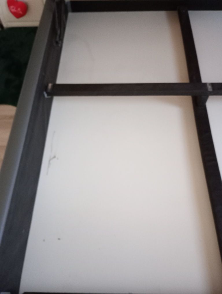 Łóżko tapicerowane eko skóra 180x200 ze stelażem