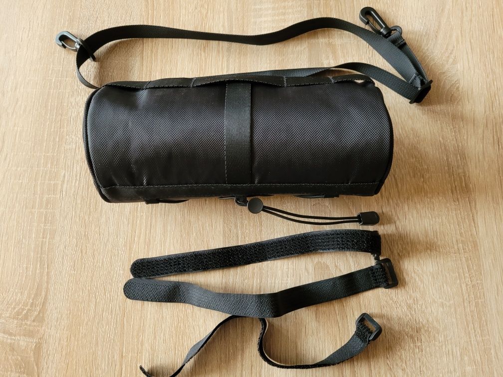 Sztywna Torba / tuba na kierownicę Newboler 1,5 l z paskiem i kieszonk