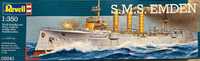 Kit , Modelismo Naval,  Cruzador S.M.S Emden , Revell