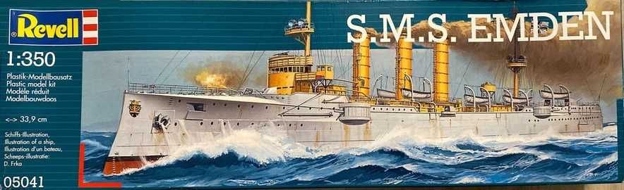 Kit , Modelismo Naval,  Cruzador S.M.S Emden , Revell