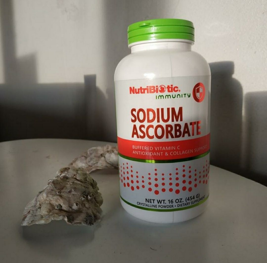 Nutribiotic  immunity, аскорбат натрію, кристалічний порошок, 454 г