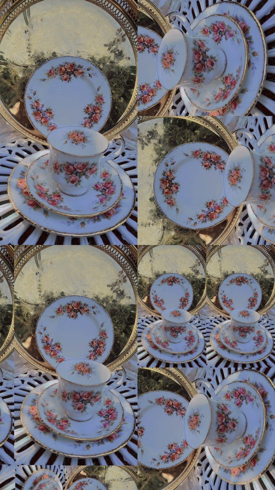 Porcelana  filizanka i spodek talerz Royal Albert