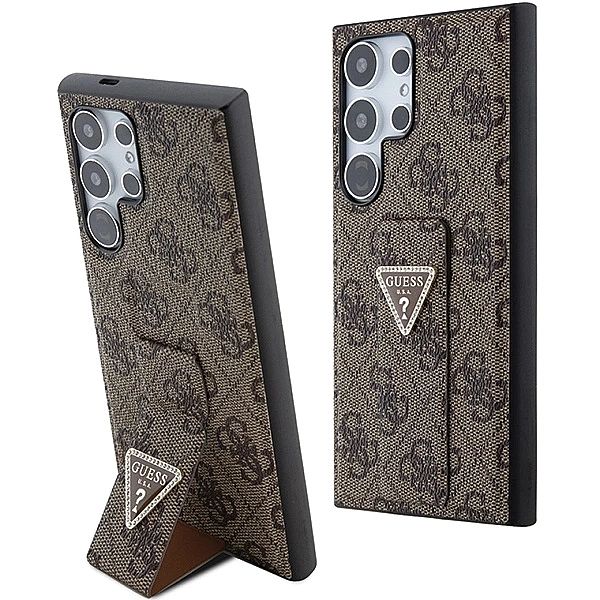 Etui Guess Grip Stand 4G Triangle Strass na Samsung Galaxy S24 Ultra -