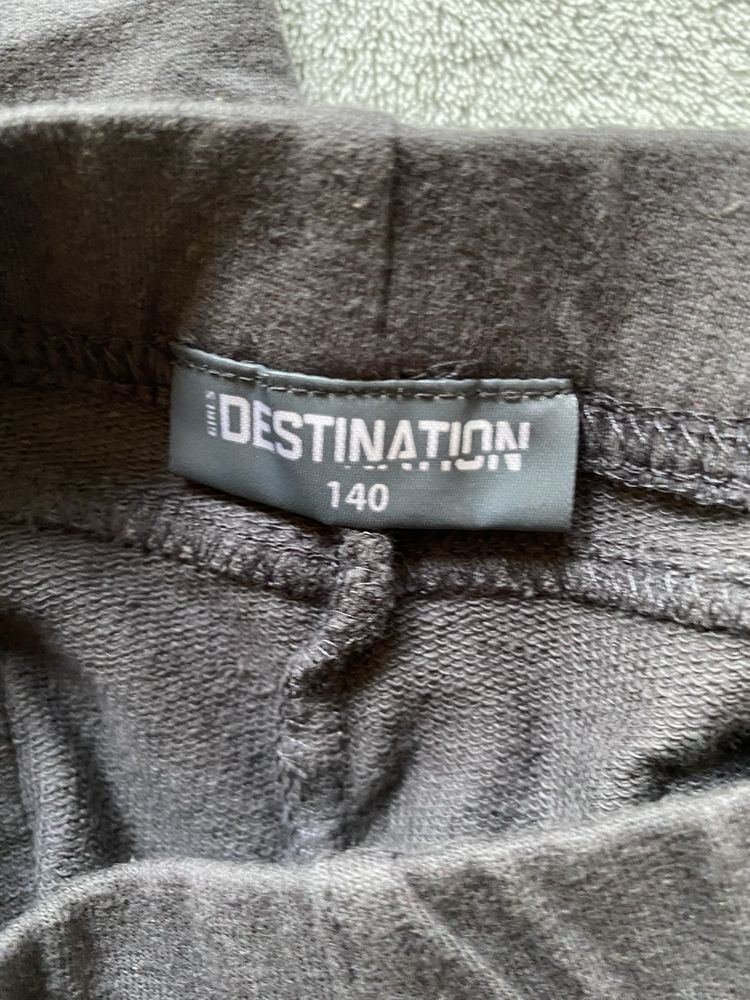 Szare legginsy spodnie dla dziewczynki, rozmiar 140, Destination