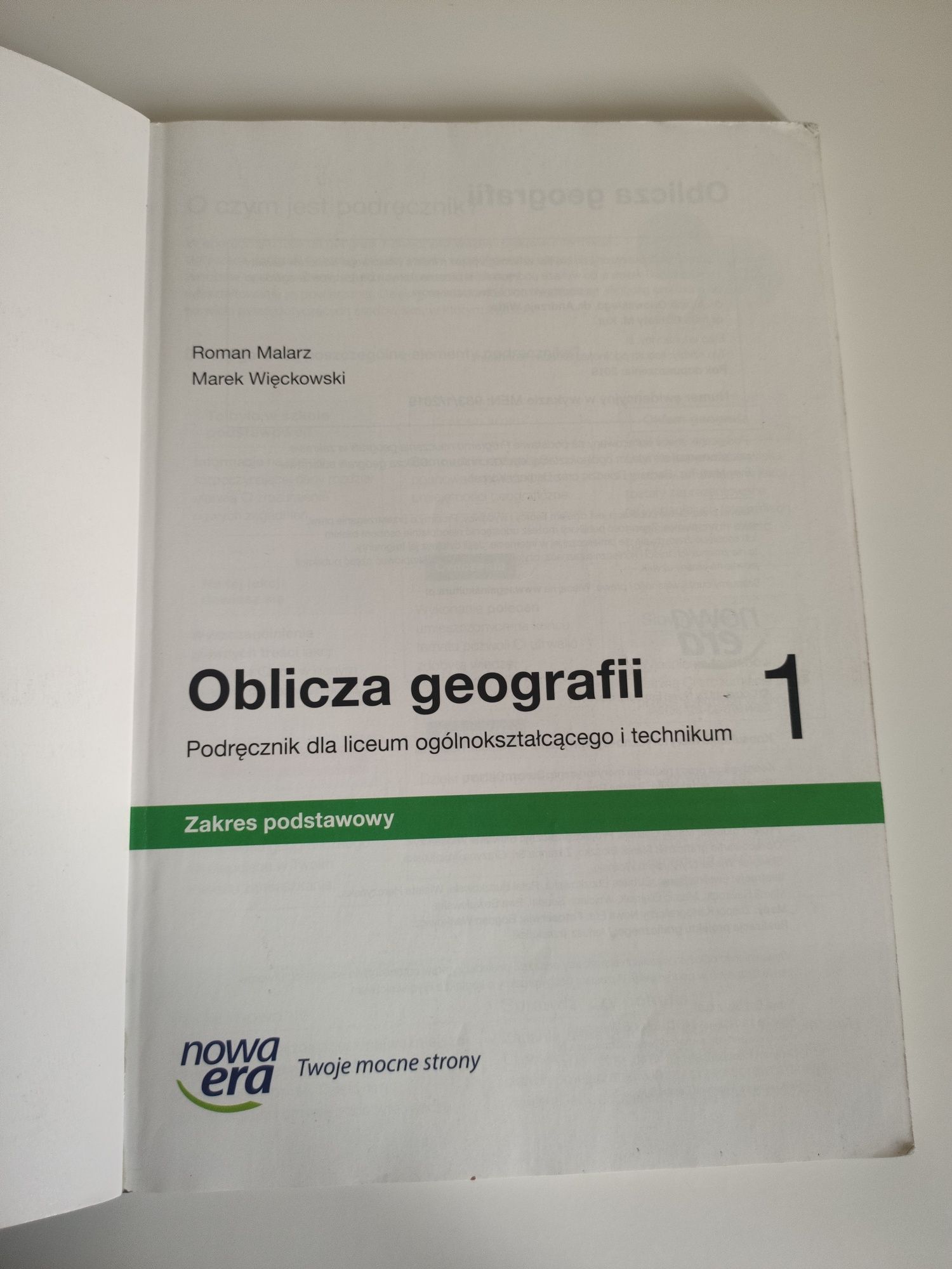 Geografia - oblicza geografii podręcznik do klasy 1