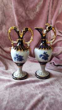 2 wazony porcelana Royal Dux. Cudowne amfory uznanej wytwórni
