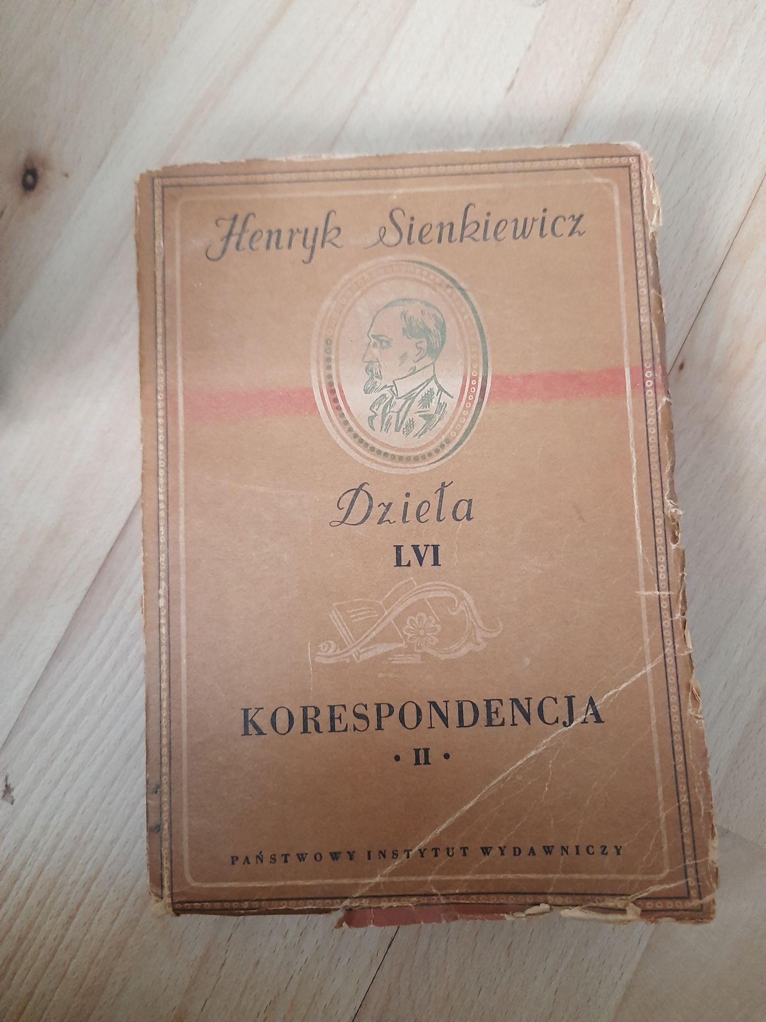 Henryk Sienkiewicz, dzieła LVI, Korespondencja tom II, wydanie 1951 r.