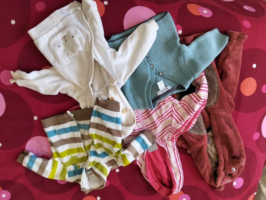 Roupa bebé dos 0-3 meses + de 170 peças variadas