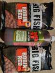 Kulki zanentowe Dynamite baits big fish Robin Red  + zalewka