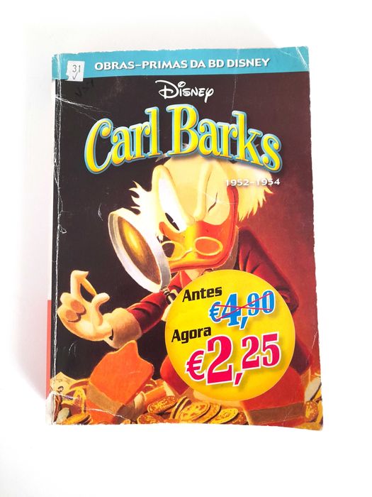 Livro Obras-Primas da BD Disney Carl Barks 1952 a 1954 Volume 9