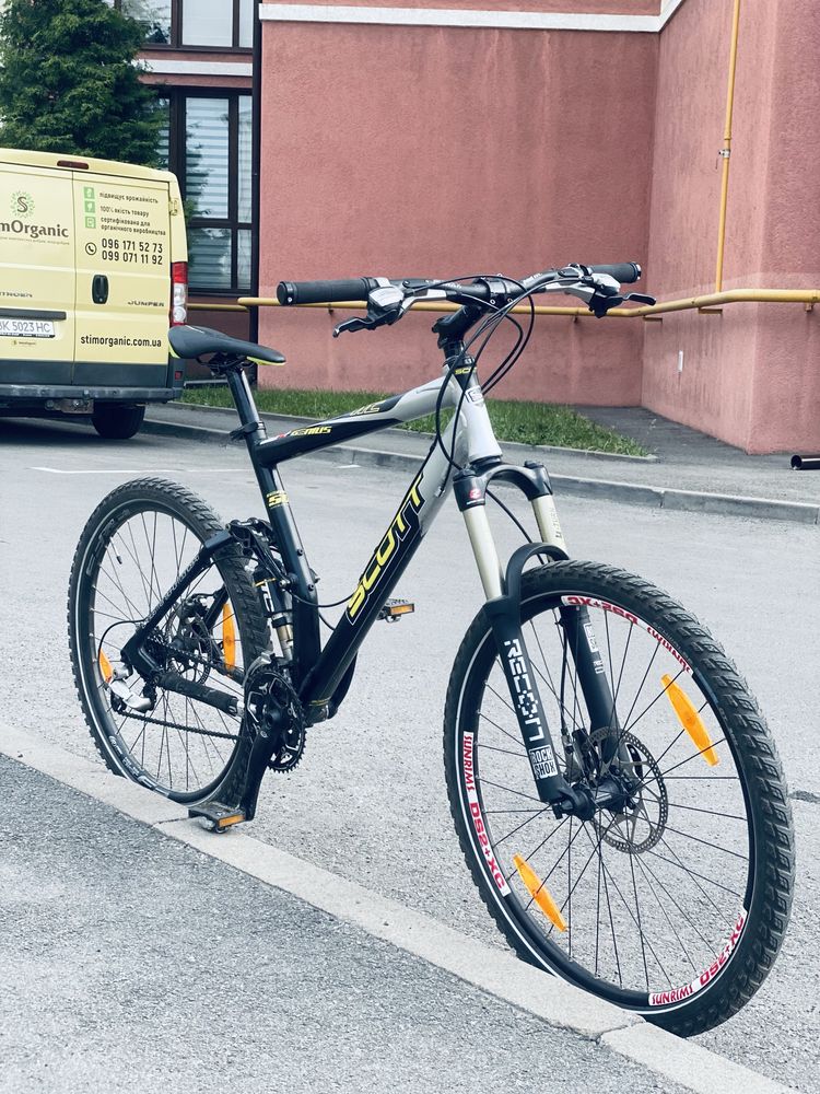 Алюмінінієвий велосипед Scott Genius MC 50 shimano rockshox