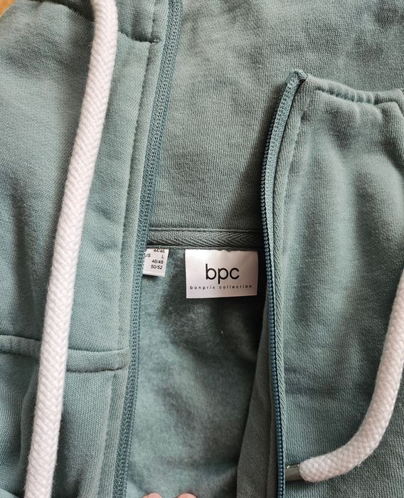 Bluza rozpinana 3 w1 ciążowa, z wstawką na nosidełko niemowlęceBonprix