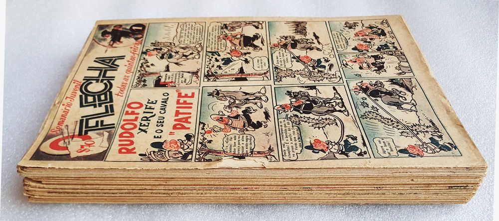 Semanário Juvenil "Coleção Flecha" Completa ~ 37 números ~ 1954 ~ RARO