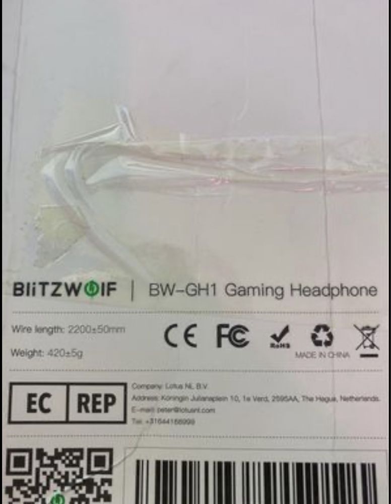 Headphones BlitzWolf BW-GH1