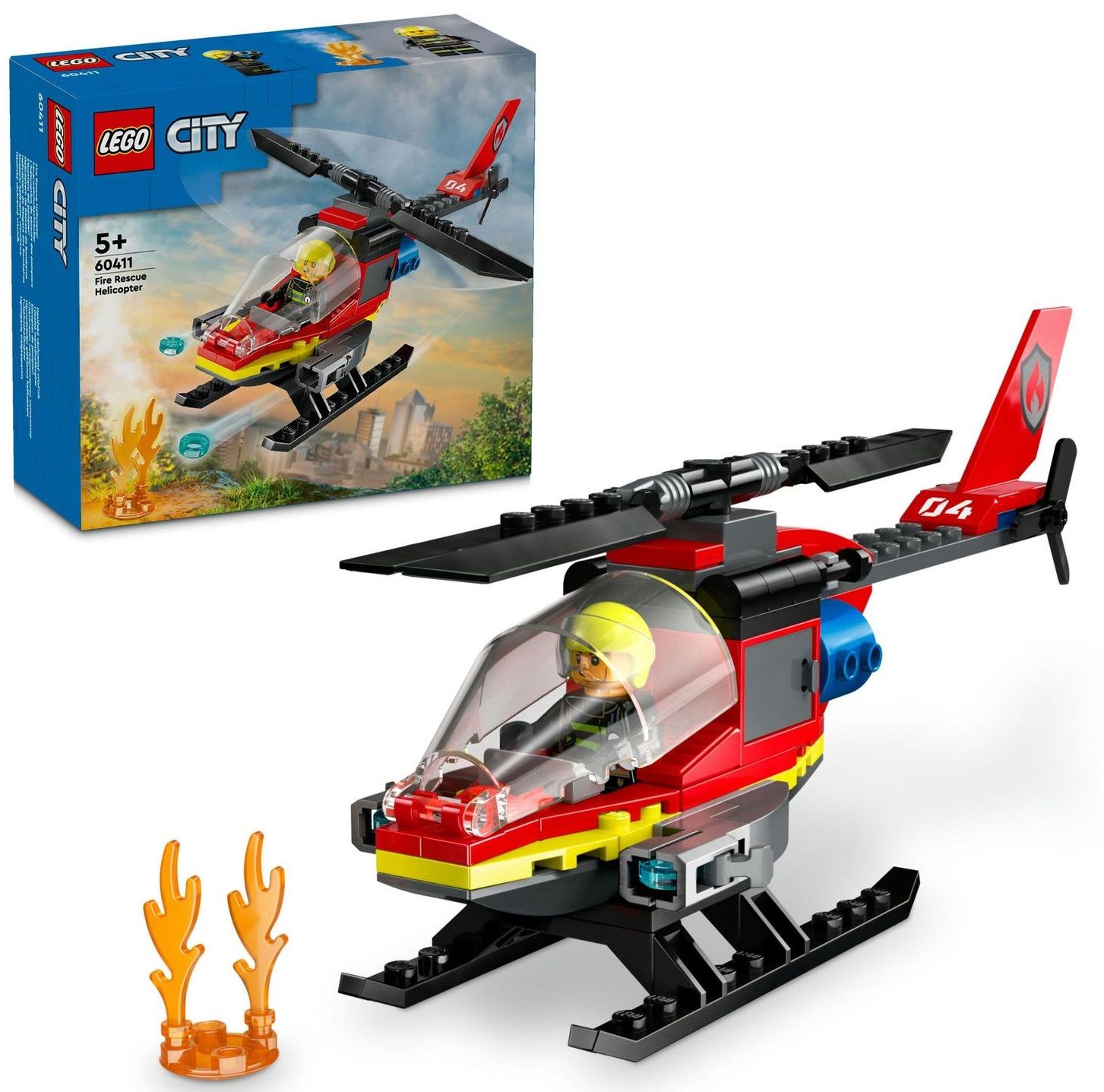 Lego City 60411 Strażacki Helikopter Ratunkowy