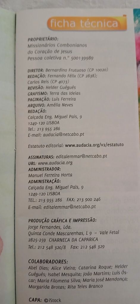 Audácia n° 548-50 anos