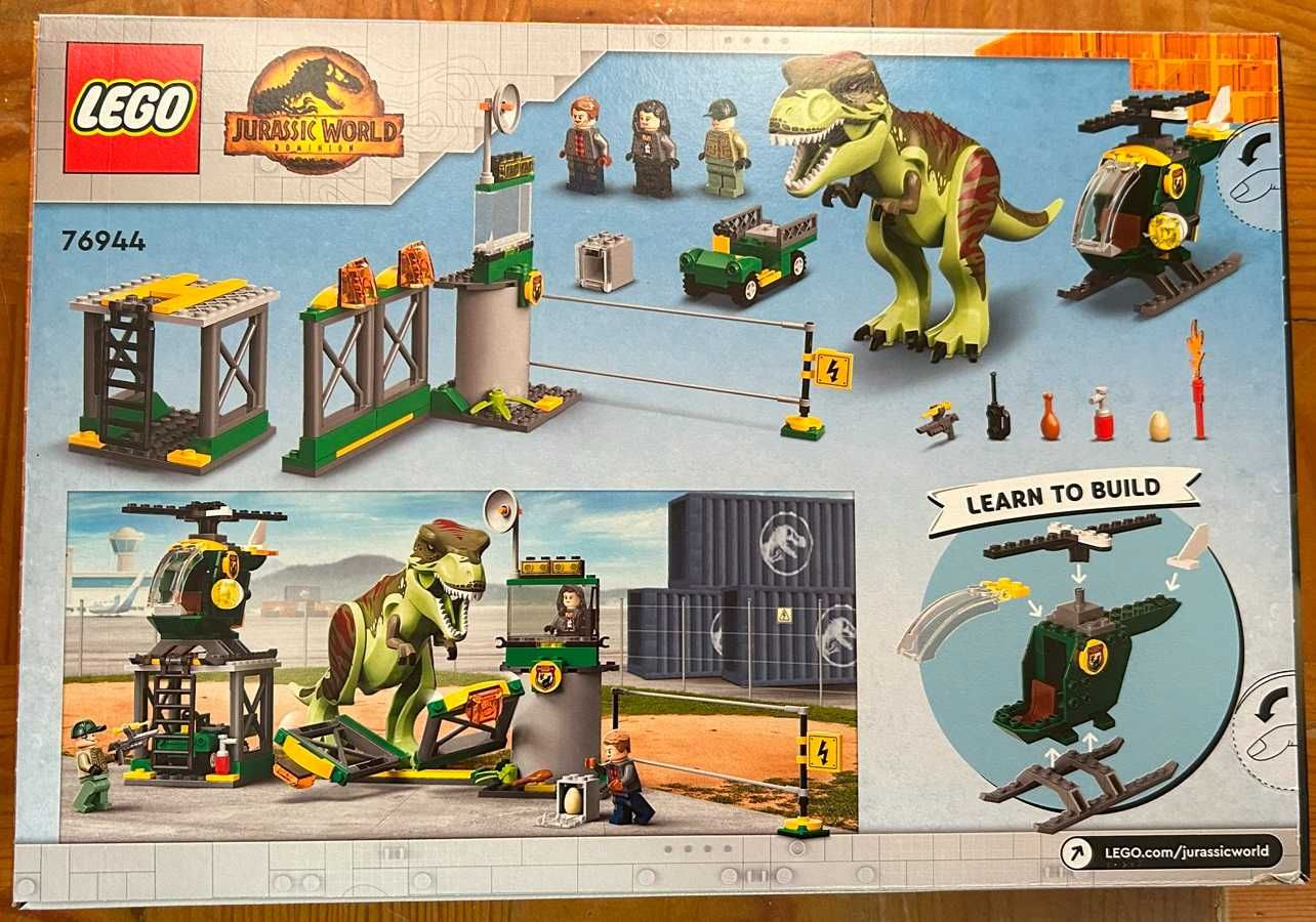 Lego Jurassic World 76944 - Fuga de Dinossauro T. Rex (descontinuado)