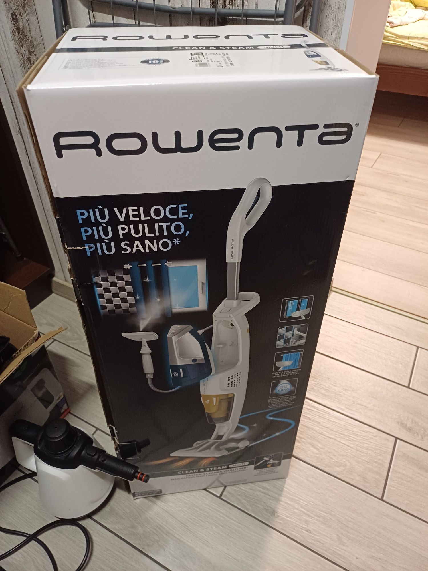 Пылесос пароочеститель  Rowento