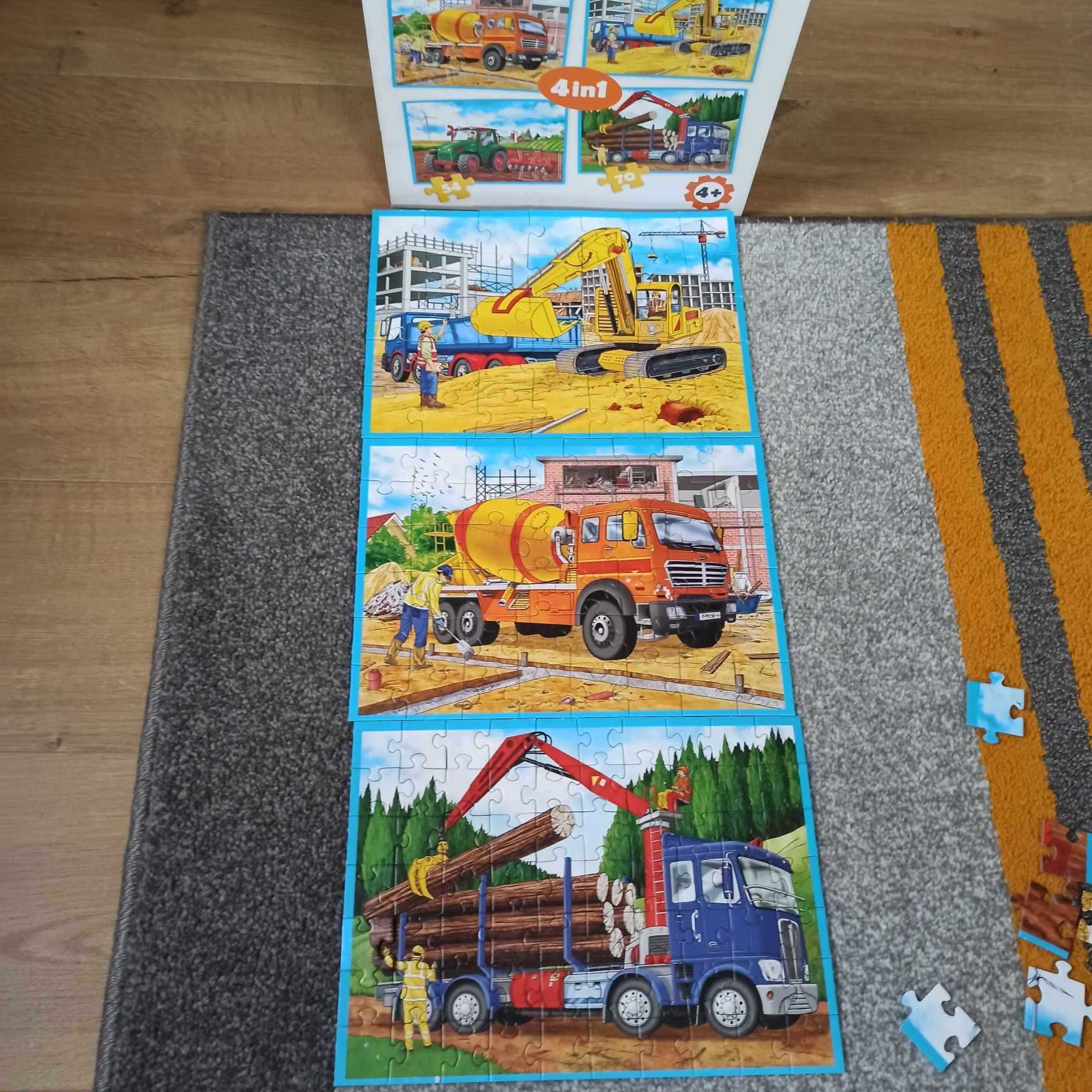 puzzle zestaw dla chłopca 4-7 lat