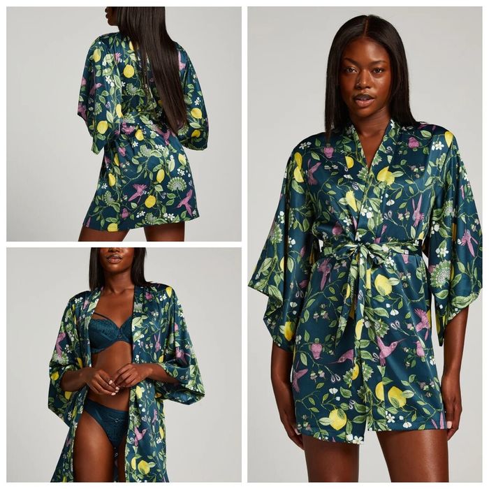 Жіночий сатиновий халат hunkemoller , розмір хс с , xs s