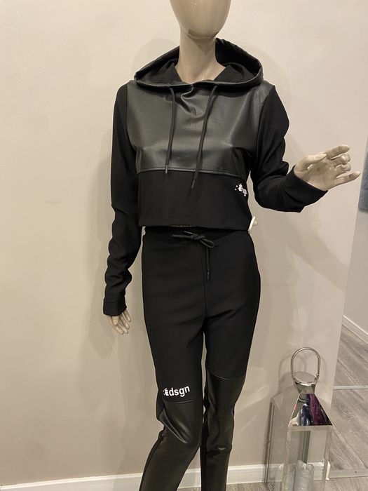 Komplet damski sport czarny S Okazja!!
