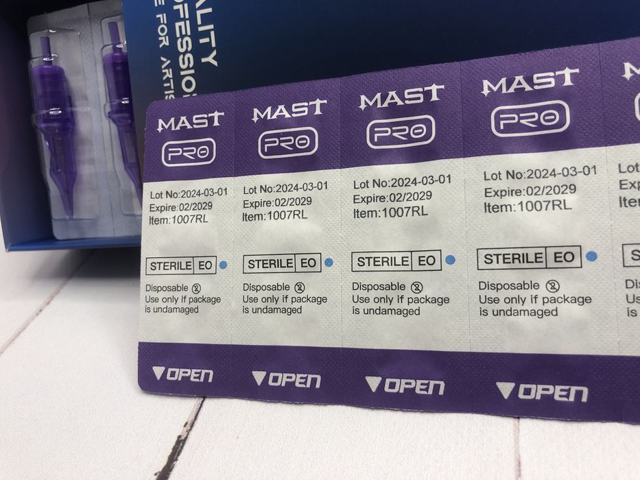 Картридж для тату Mast Pro 3RL,9RL (коробка)