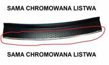 Listwa chrom zderzaka tył Dodge Grand Caravan 2011 do 2023 dekor szyna