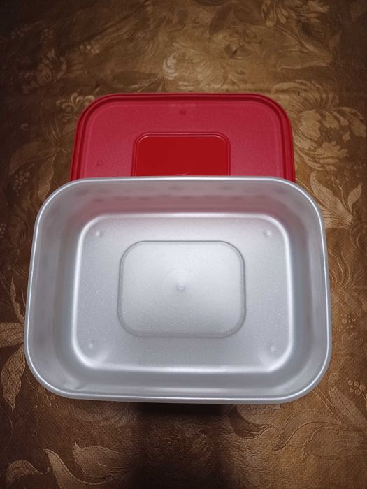 Caixa da Tupperware - Com estrelas de Natal - NOVA