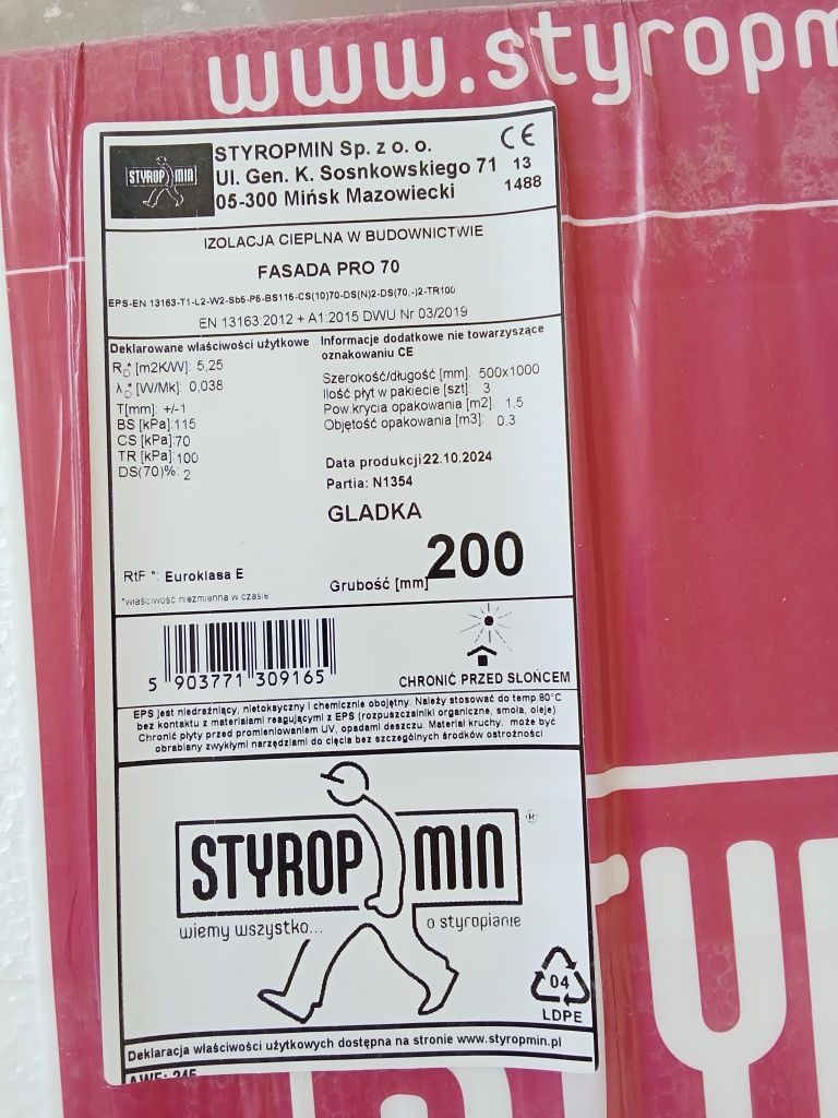 Styropian 20cm styropmin fasada