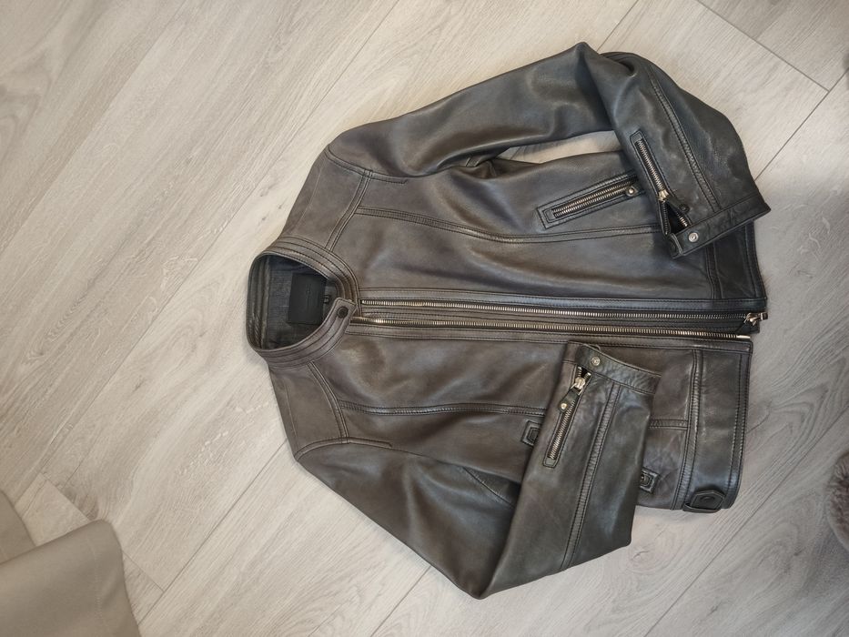 Шкіряна куртка Massimo Dutti