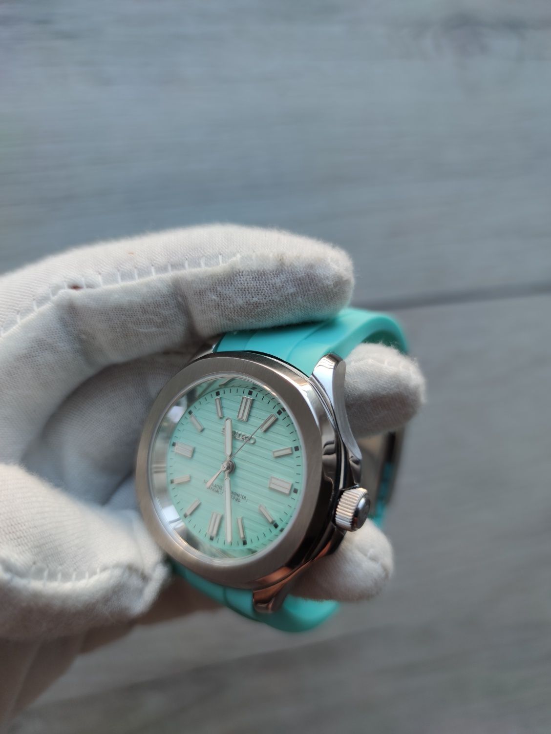 Seiko MOD Aquanaut Tiffany Blue