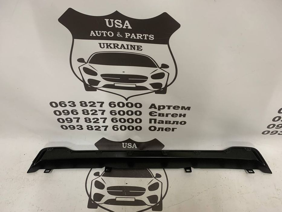 SUBARU FORESTER Накладка переднього бампера BLACK(ліцензія) 2022-