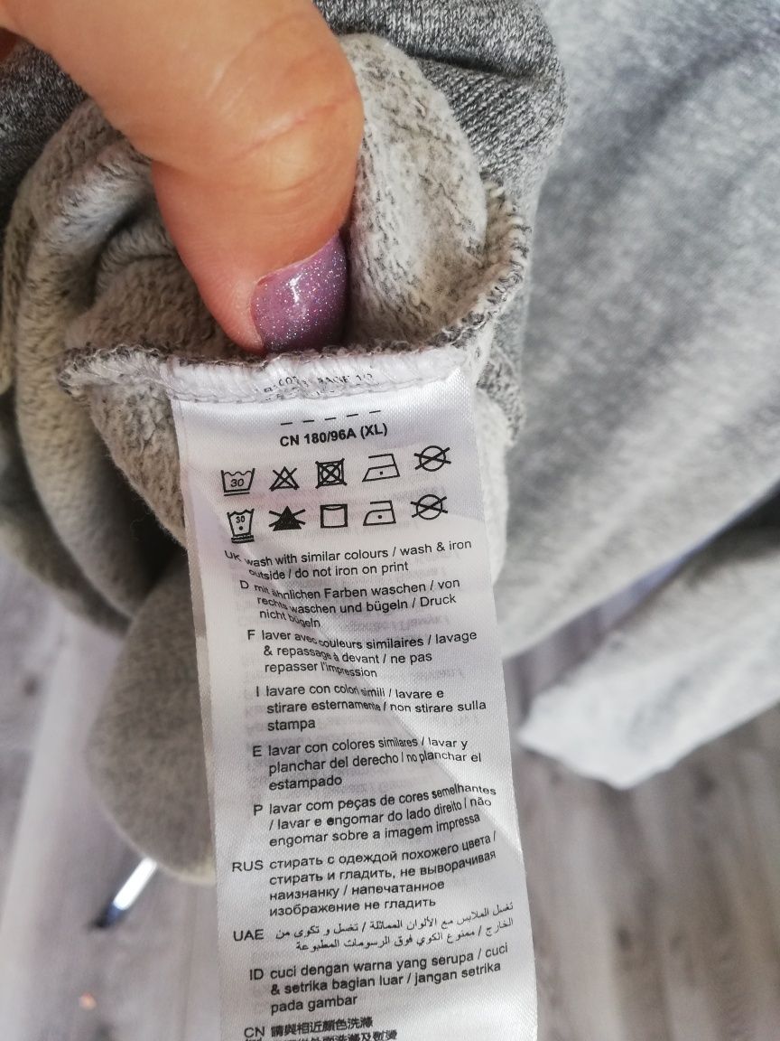 Esprit R. XL męska szara bluza bez kaptura