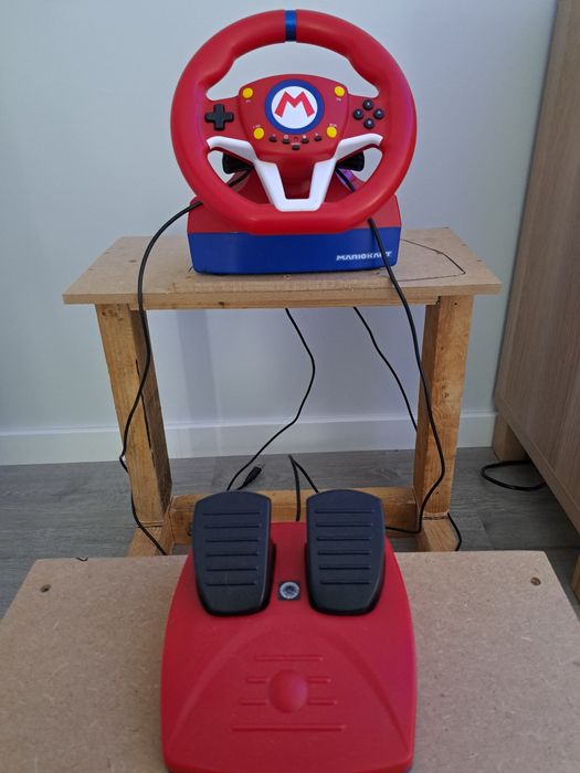 Volante e pedais Mario Kart Nintendo