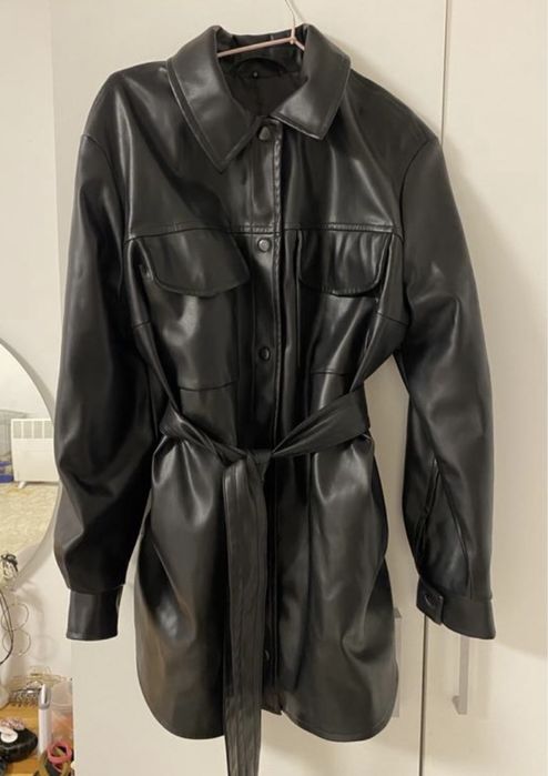 Шкіряна куртка-сорочка