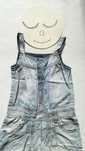 Dżinsowy kombinezon, 110 cm, miękki dżins/jeans RESERVED wysyłka 1 zł
