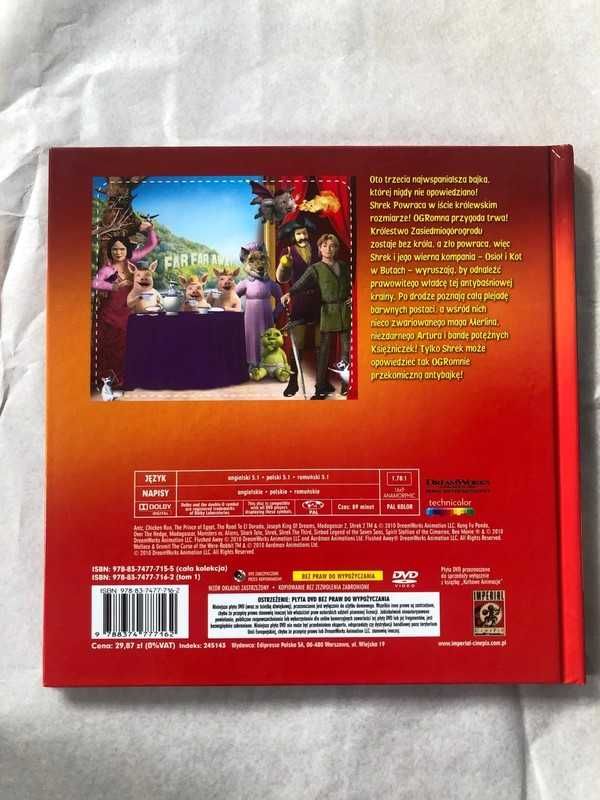 Shrek trzeci bajka dvd