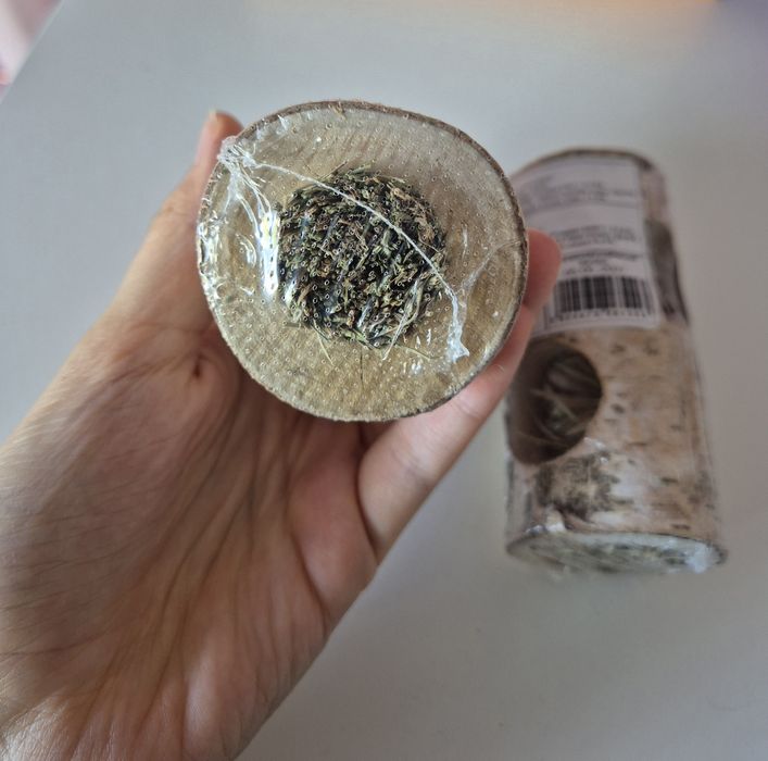 Zestaw 2 tuneli vitapol rozmiar S vita herbal tunel drewniany z sianem