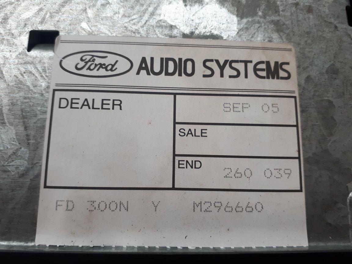 Radio Ford Focus Escort Mondeo Oryginalne 3000 Trafic ODKODOWANE