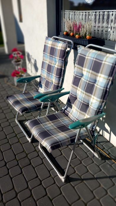 Fotele składane turystyczne , kempingowe , Poduszki gratis !