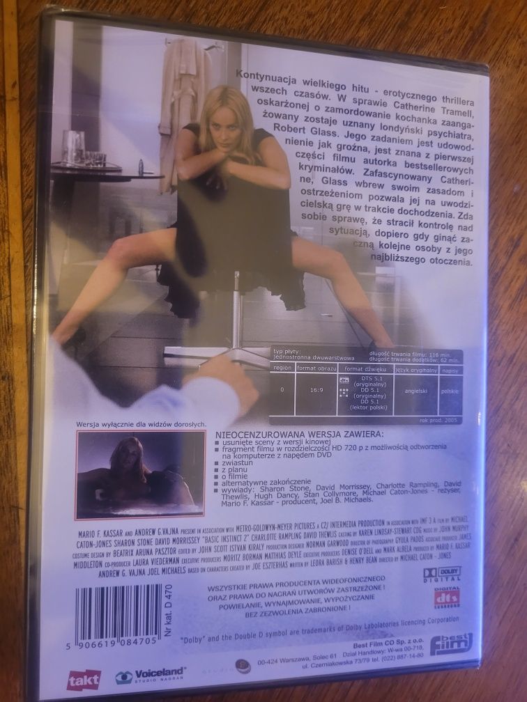 DVD Nagi instynkt 2 BestFilm 2005 / Lektor PL / folia