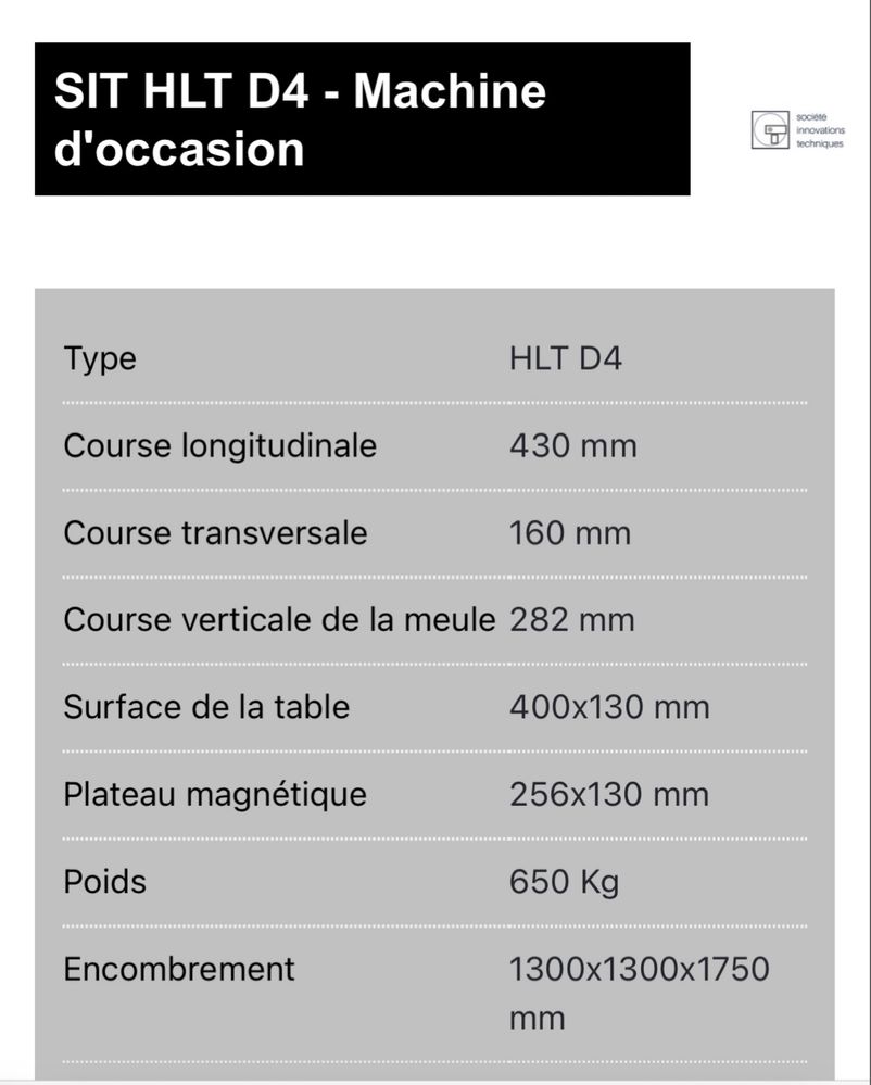 Плоскошлифовальный станок плоская шлифовка D4 HLT