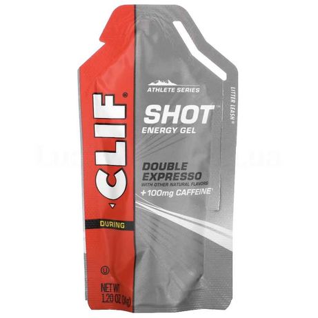 Clif Bar Энергет. гель Double Expresso +100mg Caffeine 24пакетика