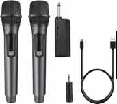 Zestaw Mikrofonów Aveek Do Karaoke UHF ALPOWL PLUG AND PLAY