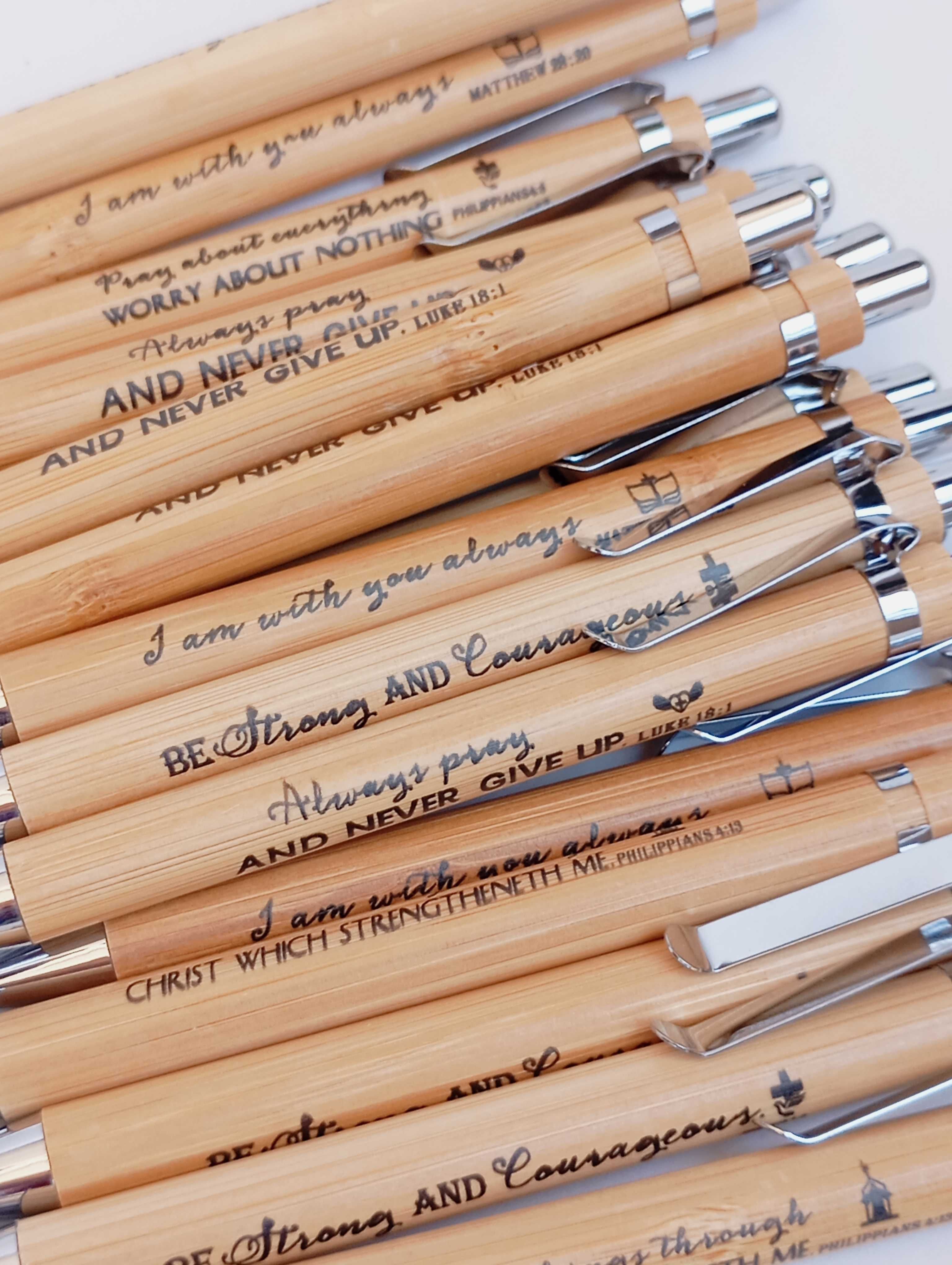 Canetas de Bambu