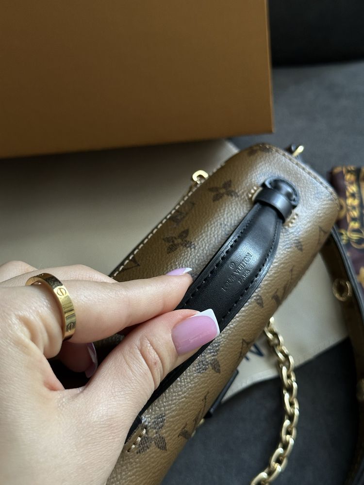 Сумка шкіряна Louis Vuitton Pochette Metis , лв, LV, Jacquemus, coach