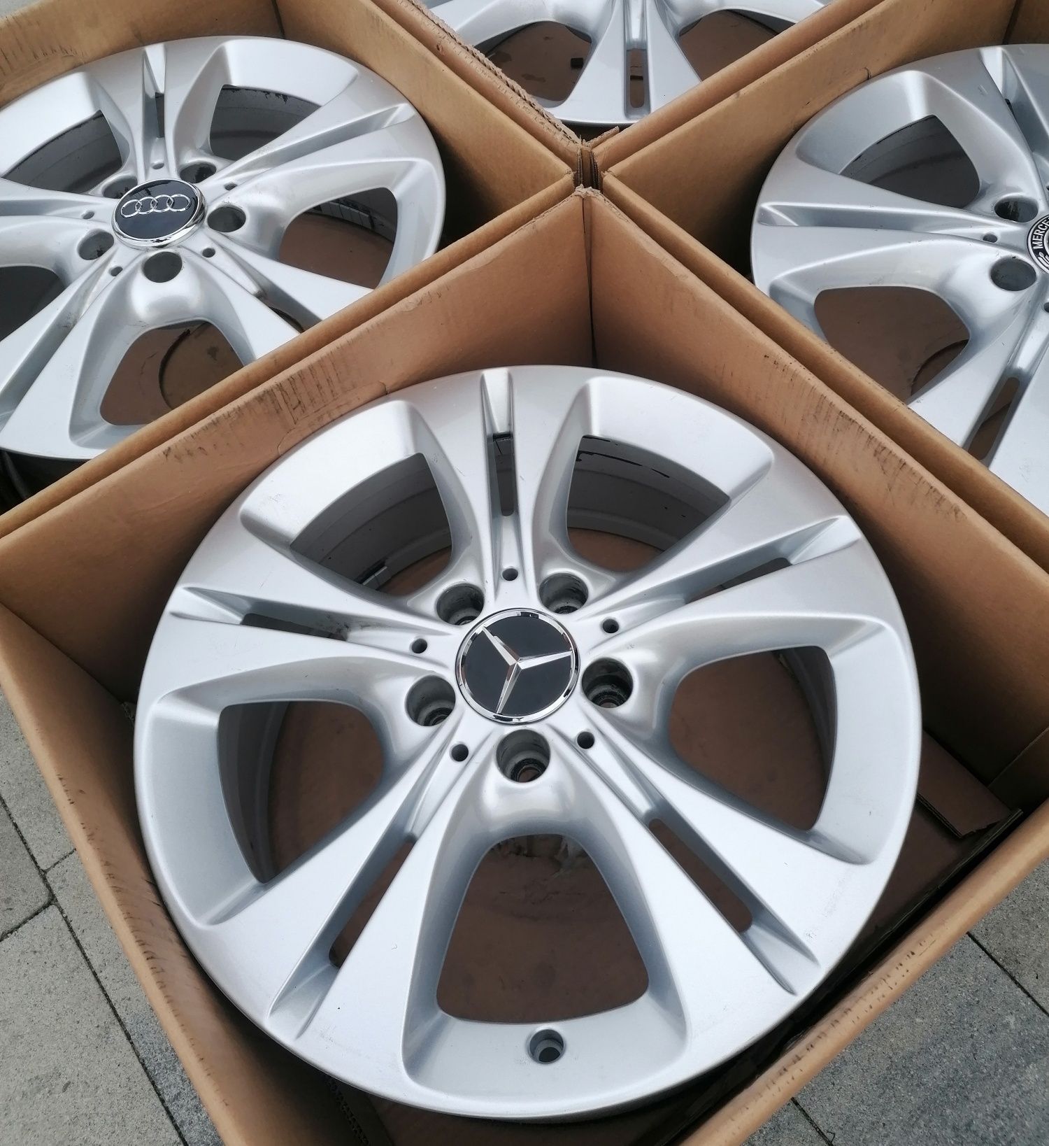 #M16 Alufelgi R17 5x112 ET48 Audi VW Seat Skoda Mercedes Mini BMW