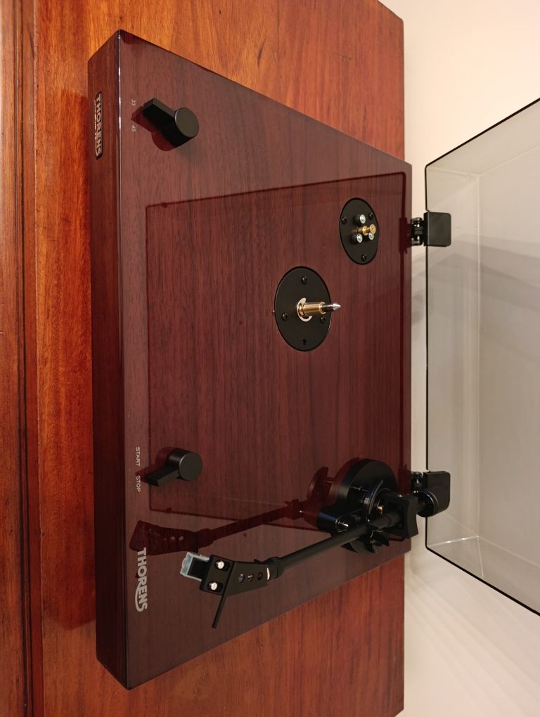Gramofon Thomas TD 202 fornir ORZECH połysk WYPRZEDAŻ OKAZJA